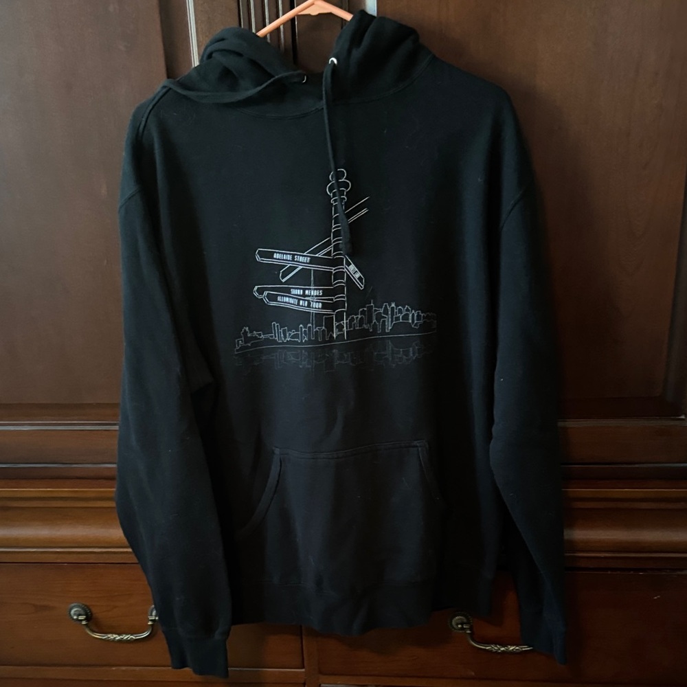 Shawn Mendez concert Black Graphic Hoodie xl